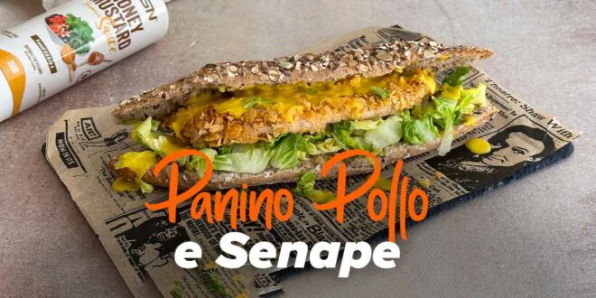 Panino al pollo con senape e miele