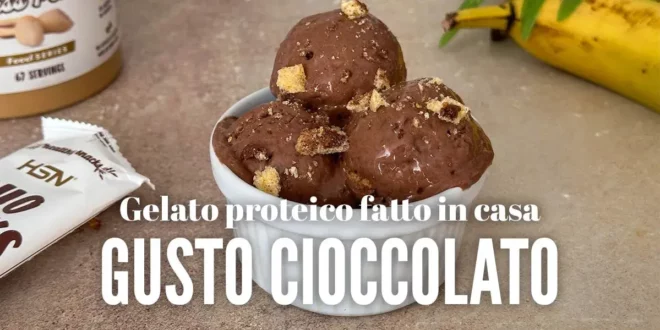 Gelato Proteico al Cioccolato Fatto in Casa Gelato Proteico al Cioccolato Fatto in Casa