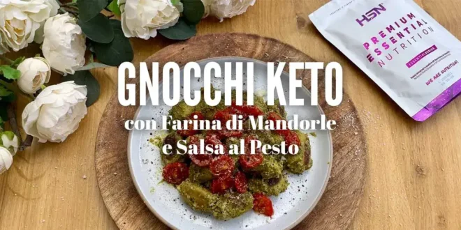 Gnocchi Keto con Farina di Mandorle e Salsa al Pesto Gnocchi Keto con Farina di Mandorle e Salsa al Pesto