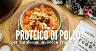 Brodo Proteico di Pollo per Natale con un Tocco Tradizionale