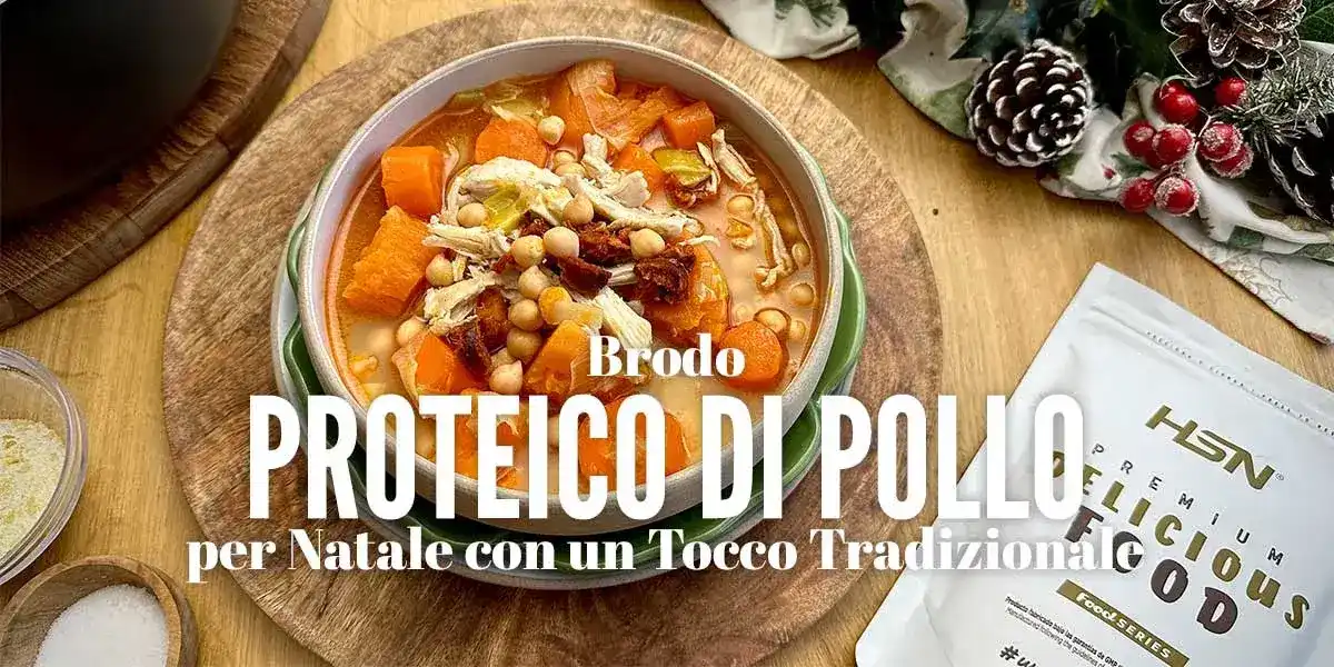 Brodo Proteico di Pollo per Natale con un Tocco Tradizionale Brodo Proteico di Pollo per Natale con un Tocco Tradizionale