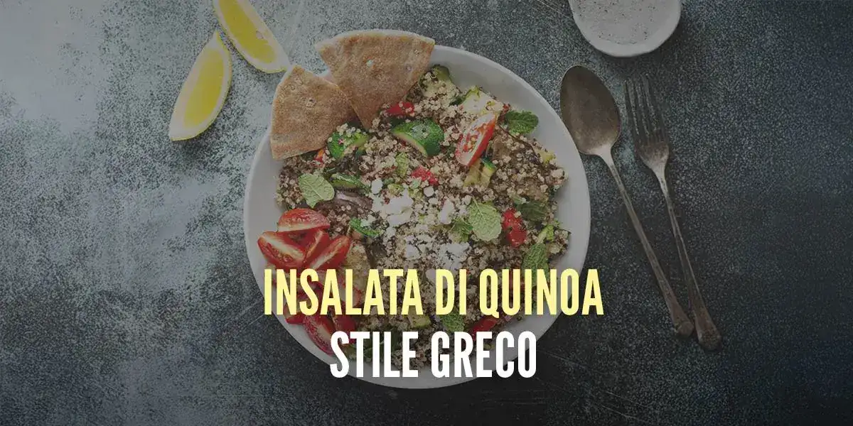 Insalata di quinoa in stile greco