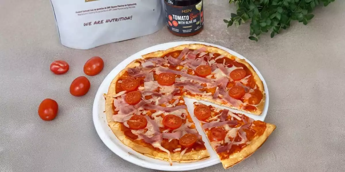 Base per pizza proteica con fiocchi di latte e avena