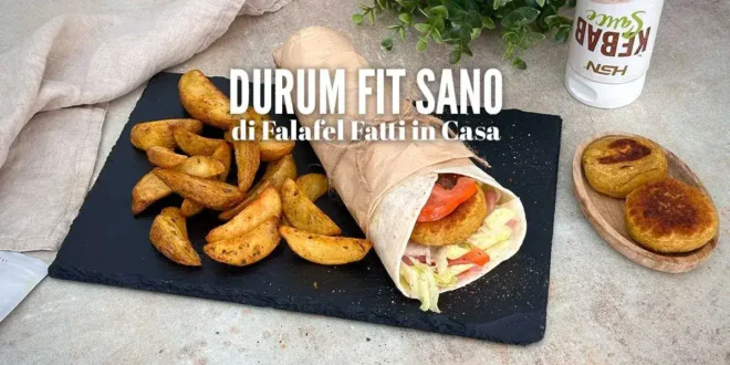 Durum Fit Sano con Falafel Fatti in Casa Durum Fit Sano con Falafel Fatti in Casa