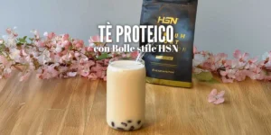 Tè proteico con bolle stile HSN