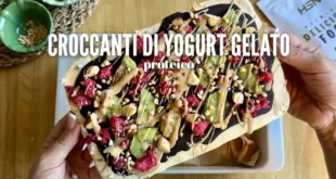 Croccanti allo yogurt gelato