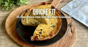 Quiche fit di zucchina con lievito nutrizionale