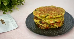 Frittata senza uova con verdure ricca di proteine