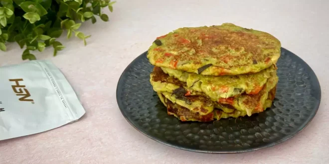 Frittata senza uova con verdure ricca di proteine
