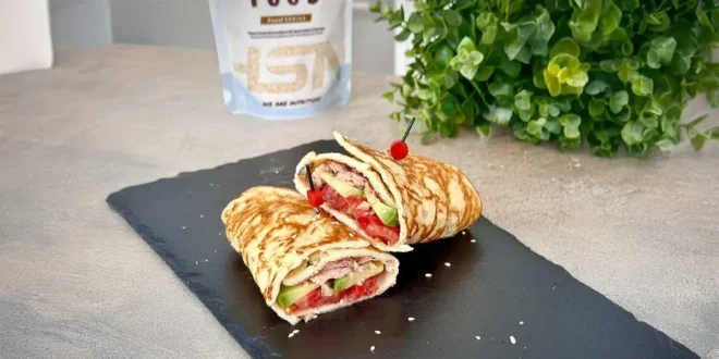 Wrap keto senza glutine: ricetta ideale per la colazione