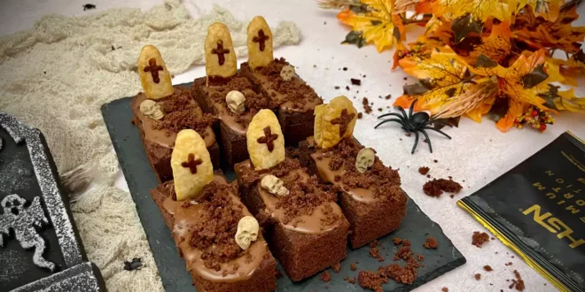 Tombe di cioccolato per Halloween Tombe di cioccolato per Halloween