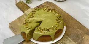 Cheesecake al pistacchio senza zucchero