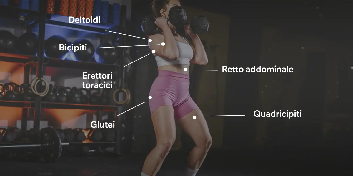 Muscoli coinvolti nel Front Rack Carry