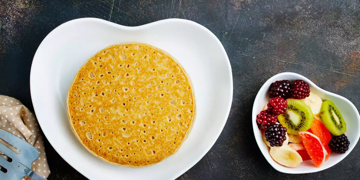 Pancake Golden con un tocco di cannella