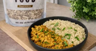 Quinoa al curry con funghi