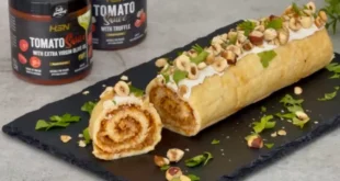 Rotolo di Tonno con Salsa di Pomodoro