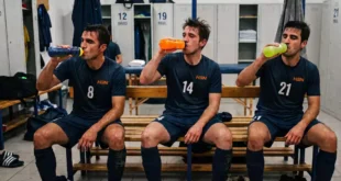 Recupero muscolare dopo la partita di calcio