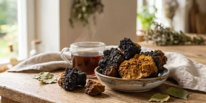 Fungo Chaga (Inonotus obliquus): l’adattogeno antiossidante per la salute Fungo Chaga (Inonotus obliquus): l’adattogeno antiossidante per la salute