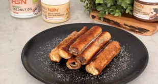 Rotolini ripieni di cioccolato