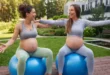 Esercizi con palla da Pilates per donne in gravidanza