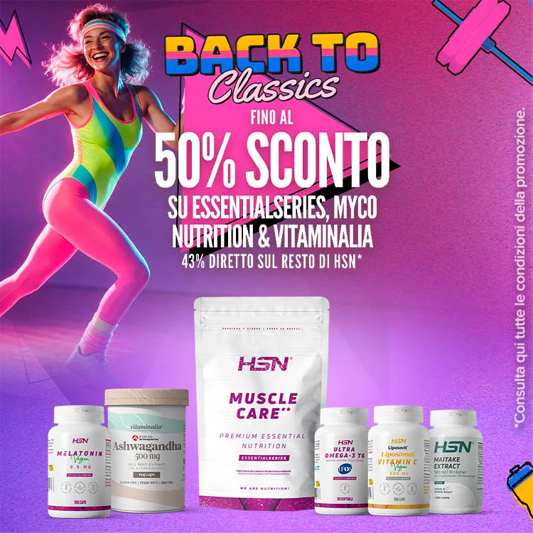 Fino al 50% di Sconto su EssentialSeries, Myco Nutrition & Vitaminalia