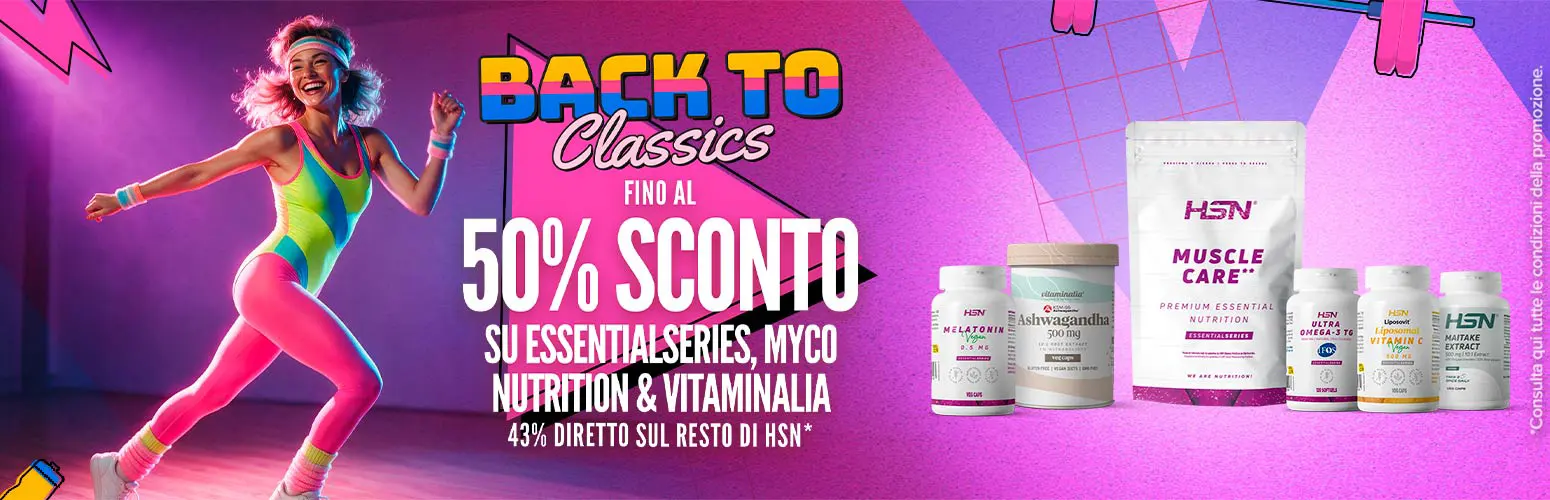 Fino al 50% di Sconto su EssentialSeries, Myco Nutrition & Vitaminalia