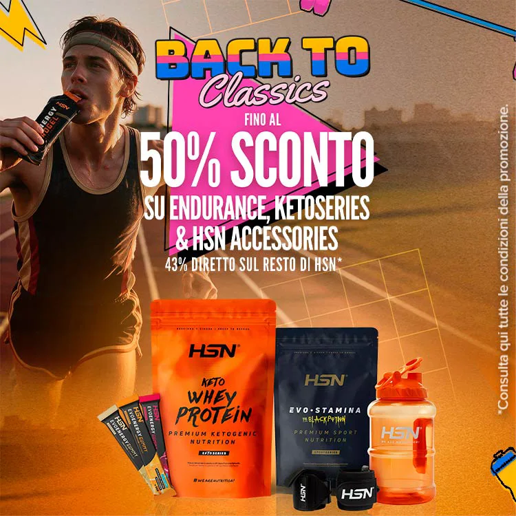 Fino al 50% di Sconto su Endurance, KetoSeries & HSN Accessories