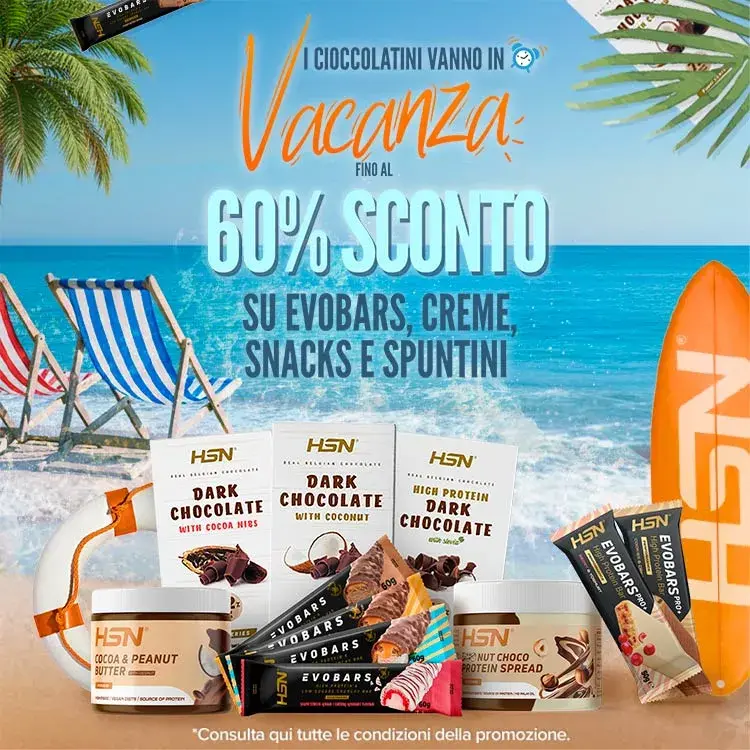 Fino al 60% di Sconto su Evobars, Creme, Snacks e Spuntini