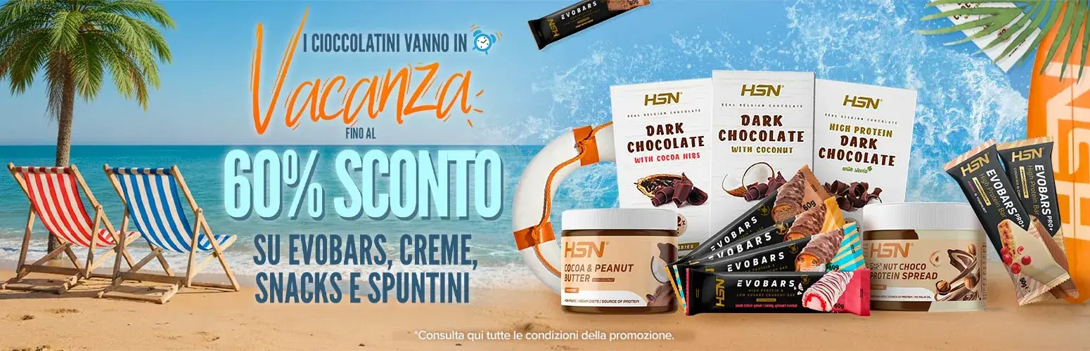 Fino al 60% di Sconto su Evobars, Creme, Snacks e Spuntini