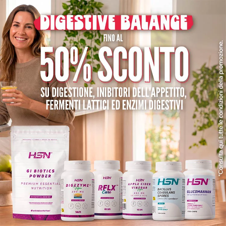 Fino al 50% di Sconto su Digestione, Inibitori dell'appetito, Fermenti Lattici ed Enzimi Digestivi