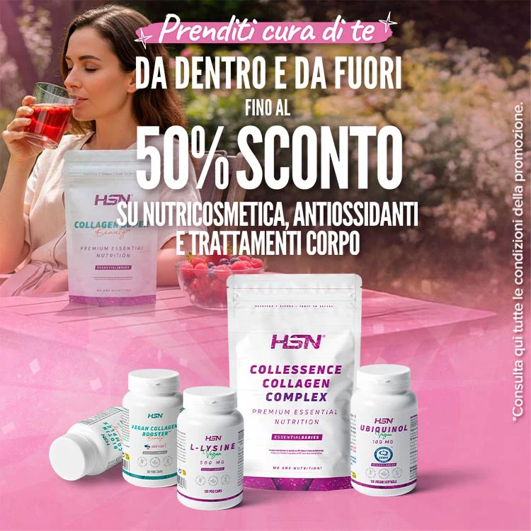 Fino al 50% di Sconto su Nutricosmetica, Antiossidanti e Trattamenti Corpo