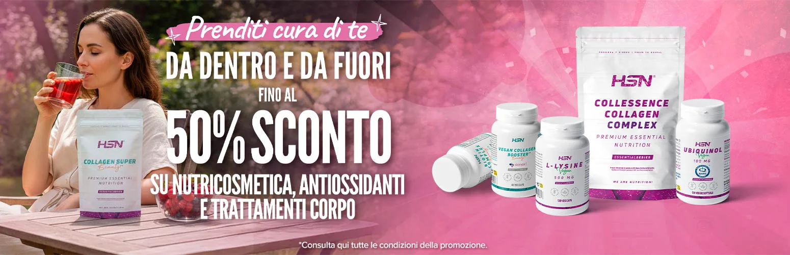 Fino al 50% di Sconto su Nutricosmetica, Antiossidanti e Trattamenti Corpo