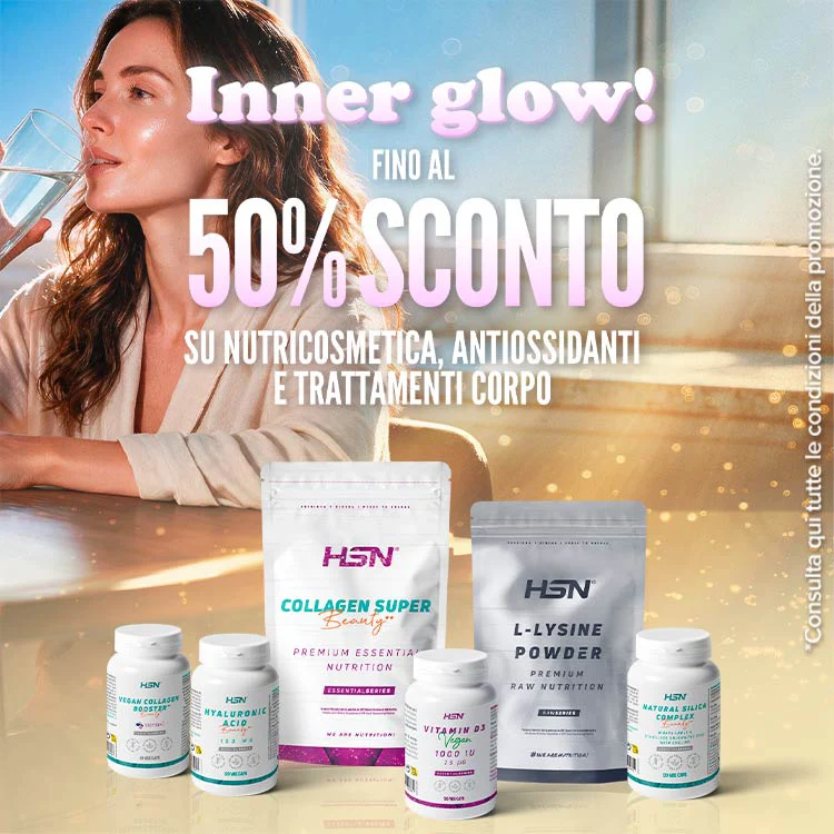 Fino al 50% di Sconto su Nutricosmetica, Antiossidanti e Trattamenti Corpo 