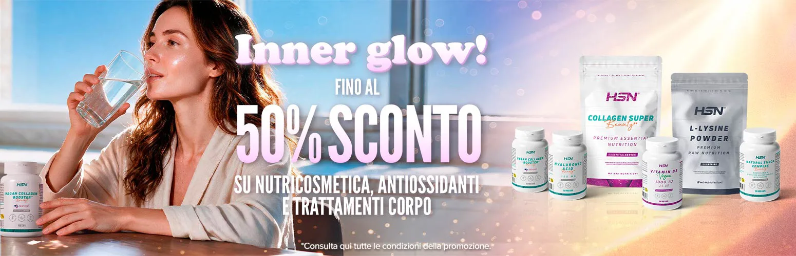 Fino al 50% di Sconto su Nutricosmetica, Antiossidanti e Trattamenti Corpo 