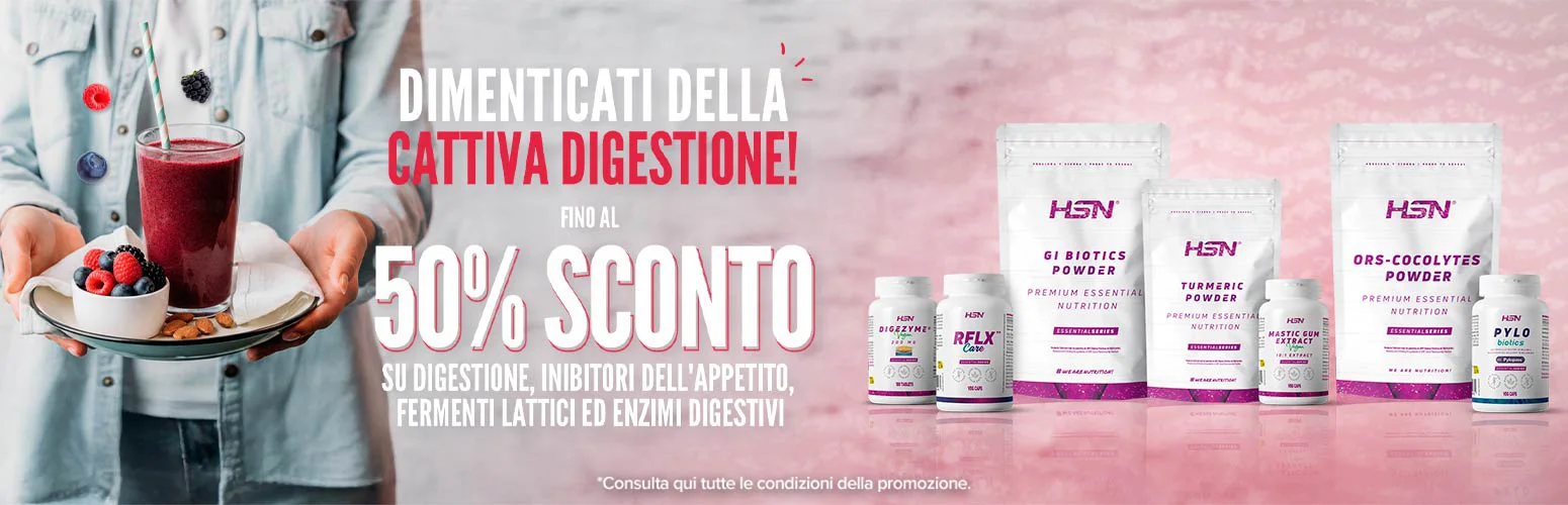 Fino al 50% di Sconto su Digestione, Inibitori dell'appetito, Fermenti Lattici ed Enzimi Digestivi.&nbsp;