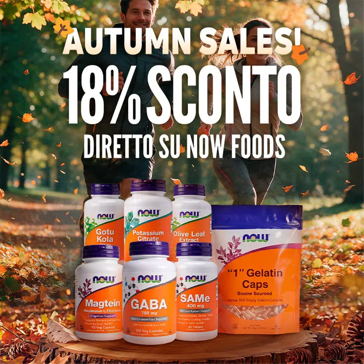 18% di Sconto Diretto su Now Foods
