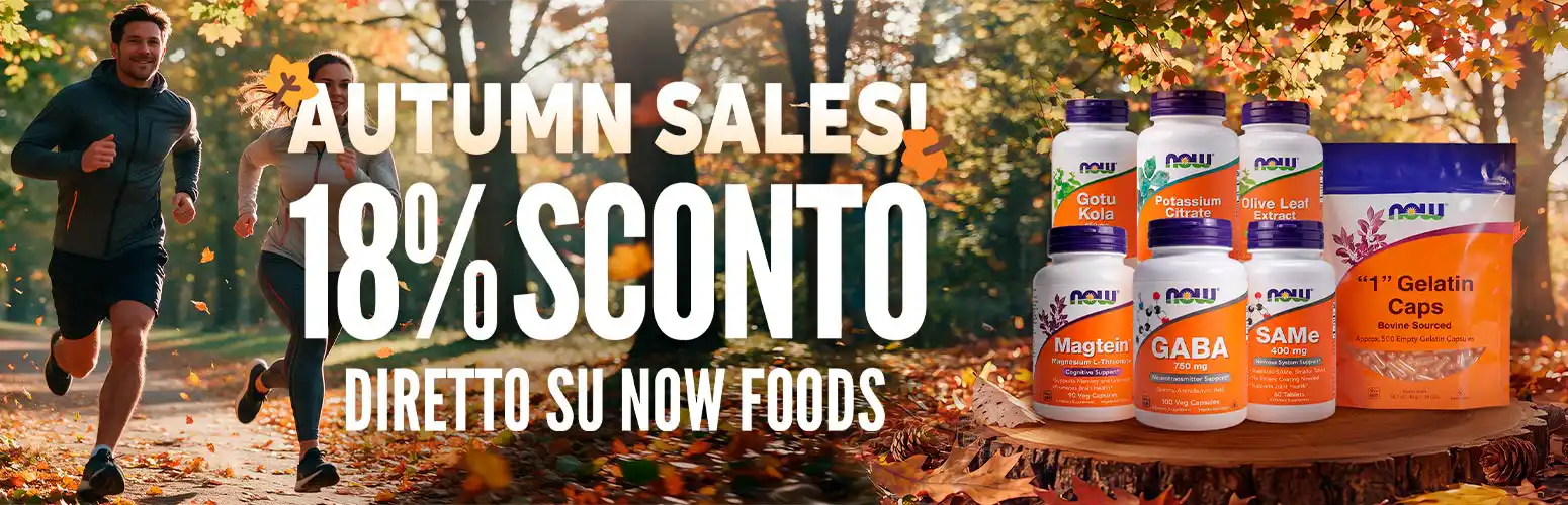 18% di Sconto Diretto su Now Foods