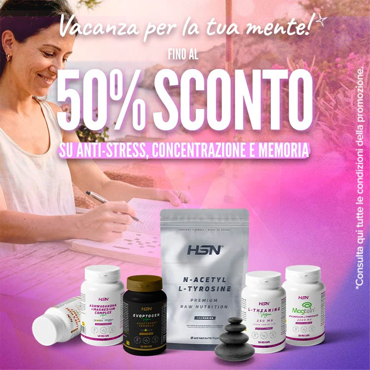 Fino al 50% di Sconto su Anti-stress, Concentrazione e Memoria