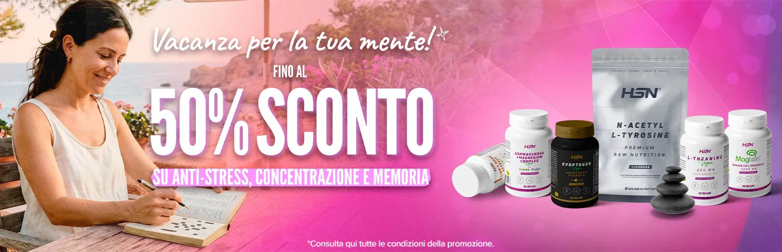 Fino al 50% di Sconto su Anti-stress, Concentrazione e Memoria