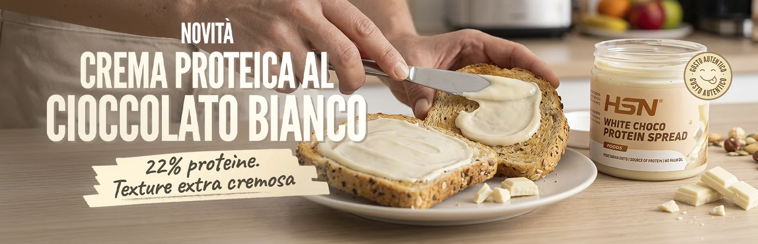 Crema Proteica al Cioccolato Bianco di HSN