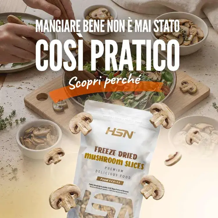 Funghi Liofilizzati a Fette di HSN