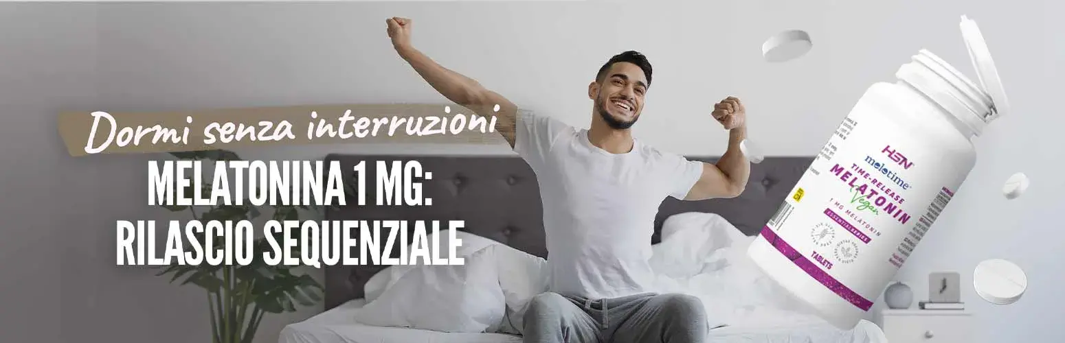 Melatonina a Rilascio Sequenziale (Melotime&trade;) (1mg Melatonina) di HSN