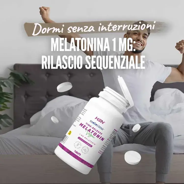 Melatonina a Rilascio Sequenziale (Melotime&trade;) (1mg Melatonina) di HSN