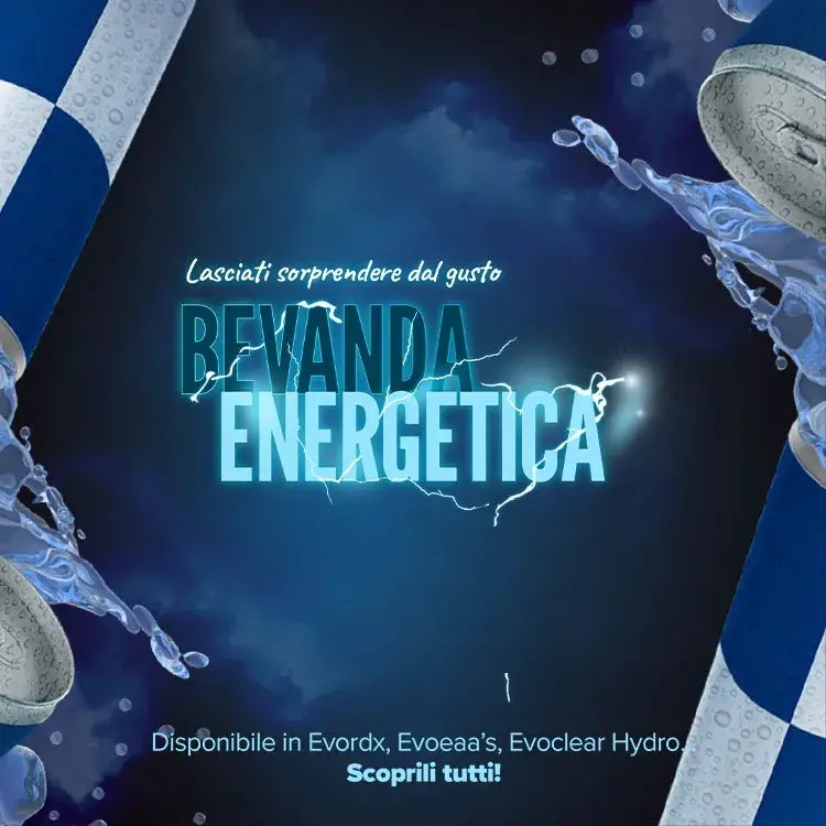 Prova il nostro gusto Bevanda Energetica