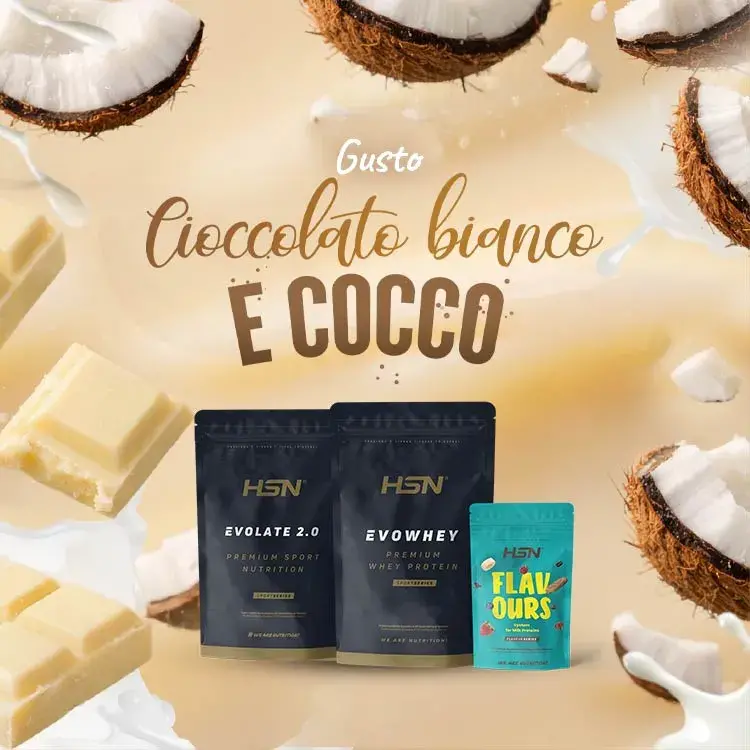 Prova il nostro gusto Cioccolato Bianco e Cocco
