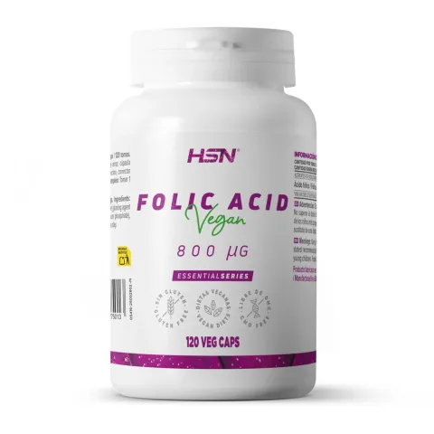 Ácido folico 800mcg - 120 veg caps