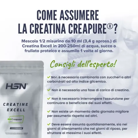 Enervit, Creatina Monoidrato Pura, Senza Aromi, Per Migliorare le