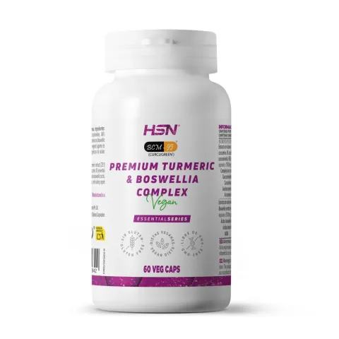 Premium curcuma (BCM-95®) & Boswellia (Boswellin®) complex - 60 veg caps