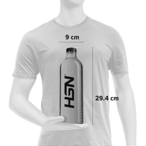 HSN Tanica Ciclismo 700ml 'Fuel Your Ride' - Bottiglia Arancione Senza BPA, Riciclabile E Antigoccia Per Acqua E Isotoniche