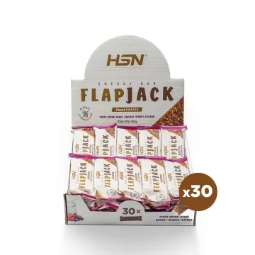 Scatola energy bar flapjack 30x100g yogurt-bacche